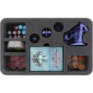 Feldherr Schaumstoffeinlage für Warhammer Underworlds: Nightvault Mollogs Mob