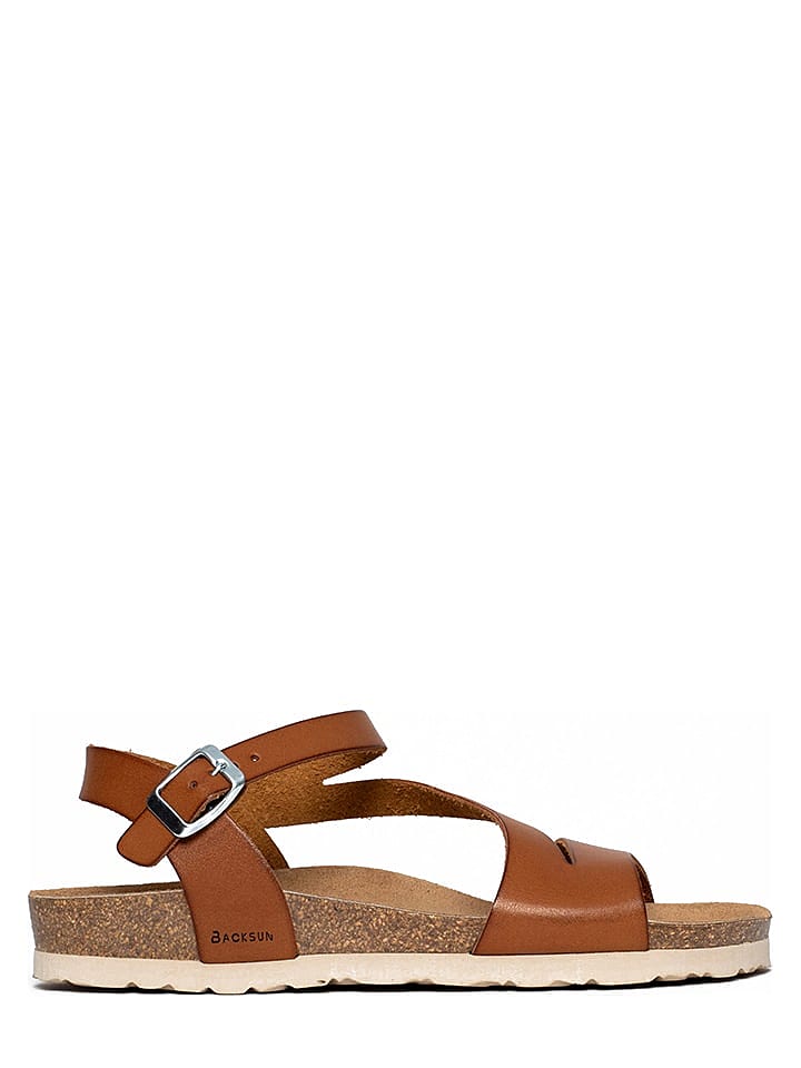 BACKSUN Sandalen in Hellbraun günstig kaufen 41