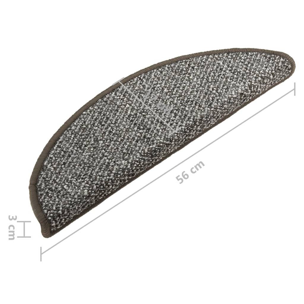 Stufenmatte Treppenmatten 15 Stk. Anthrazit 56x17x3 cm, vidaXL, Andere