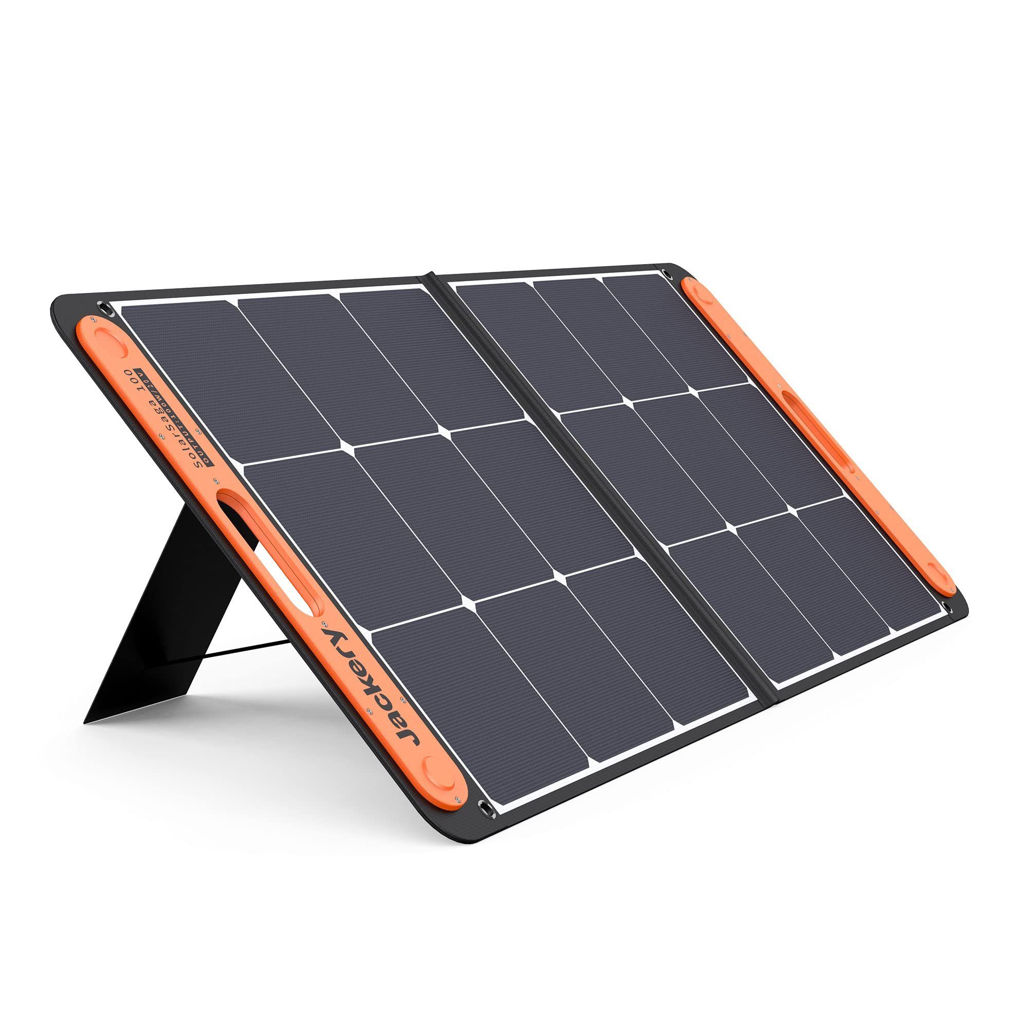 Jackery Stromgenerator 1002Wh tragbare Powerstation mit 100W Solarpanel Solargenerator, 2,00 in kW, (2-tlg), für Camping Outdoor
