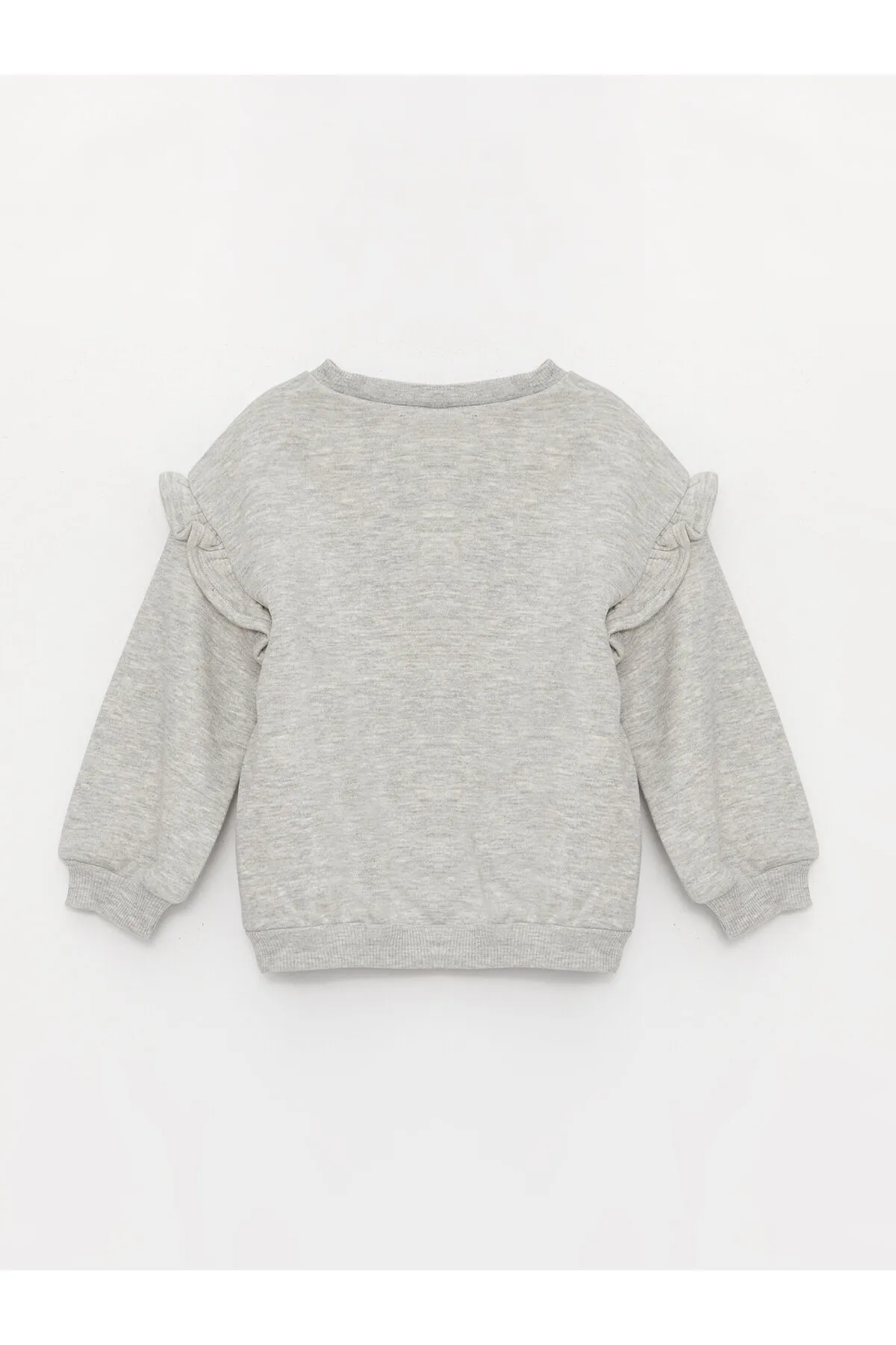 LC Waikiki  Sweatshirt mit Rundhalsausschnitt und Aufdruck für Babys und Mädchen