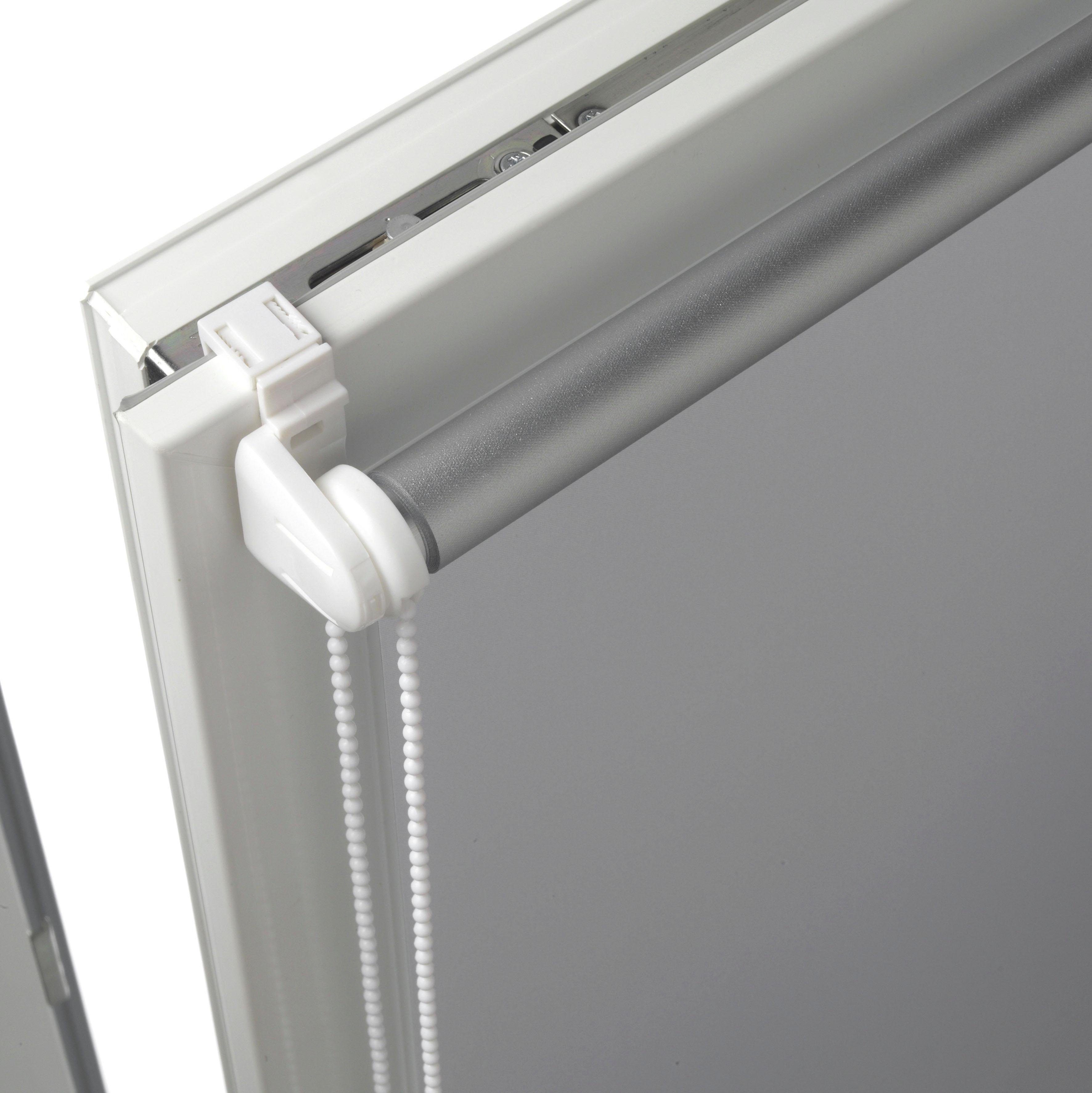 Seitenzugrollo Thermo Klemmrollo Energiesparend, GARDINIA, verdunkelnd, ohne Bohren, freihängend, Klemmfix, abdunkelnd mit Thermobeschichtung