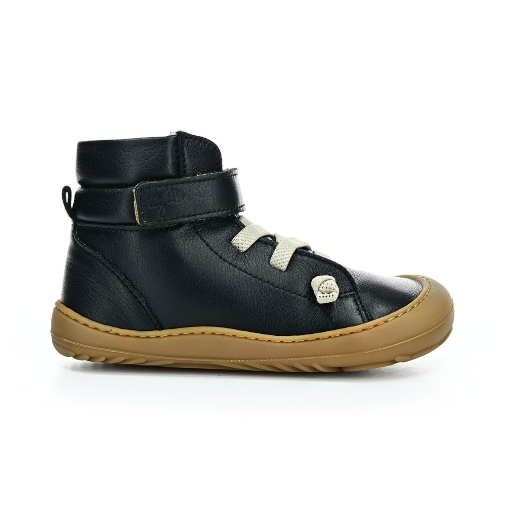Aylla Chiri Kids EVO schwarze Winterbarufußschuhe