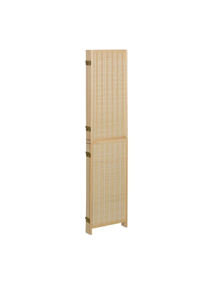 relaxdays Paravent in Natur - (B)182 x (H)180 cm günstig kaufen onesize