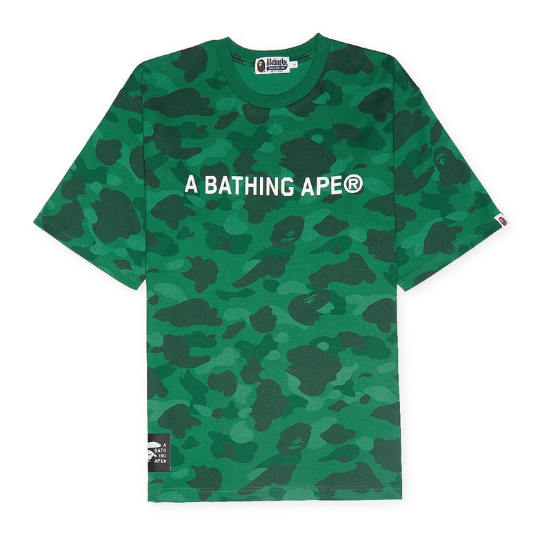 A Bathing Ape Color Camo A Bathing Ape Relaxed Fit Tee green