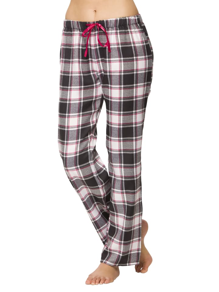 Moonline Flanellhose in grau günstig kaufen
