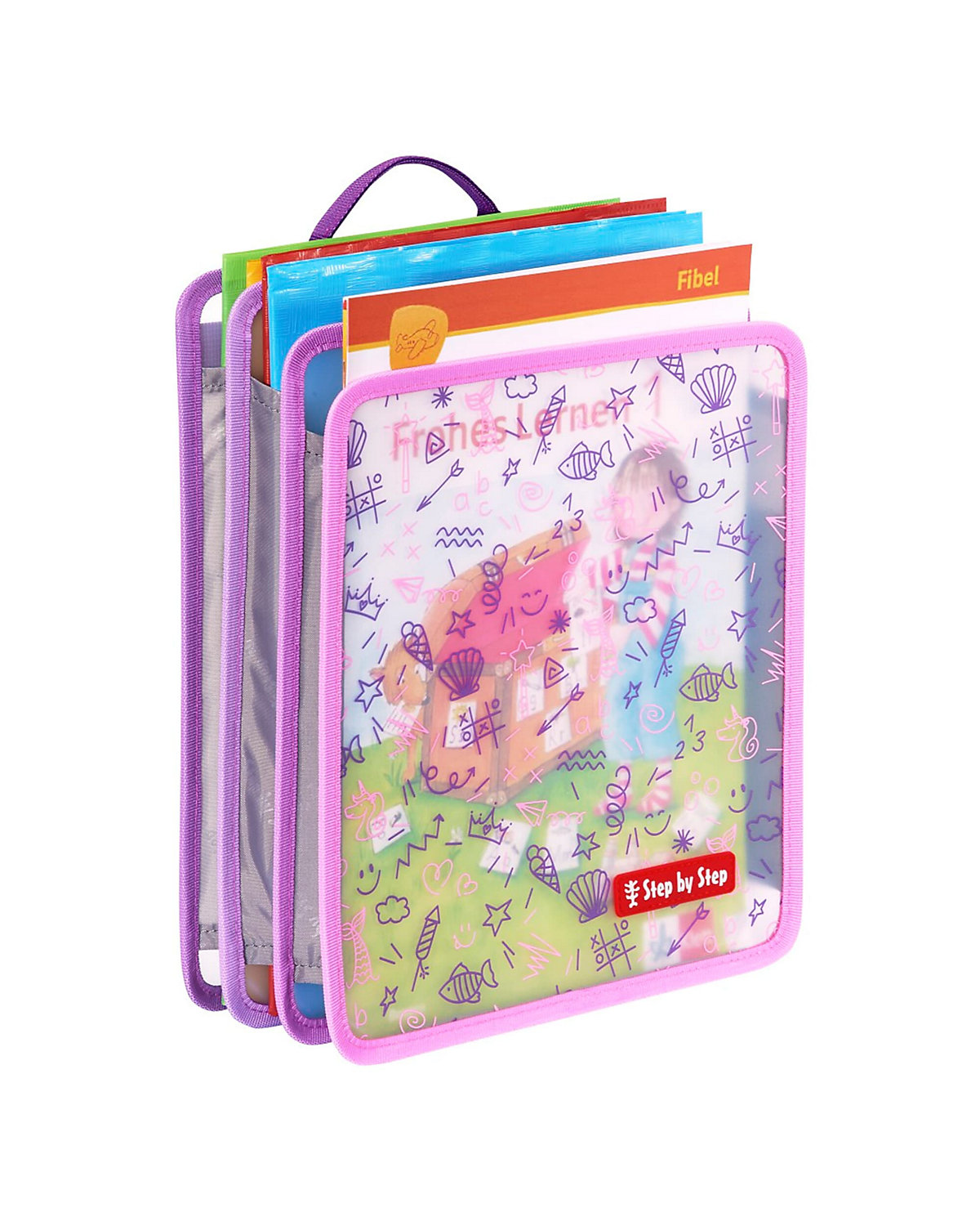 Heftbox faltbar pink