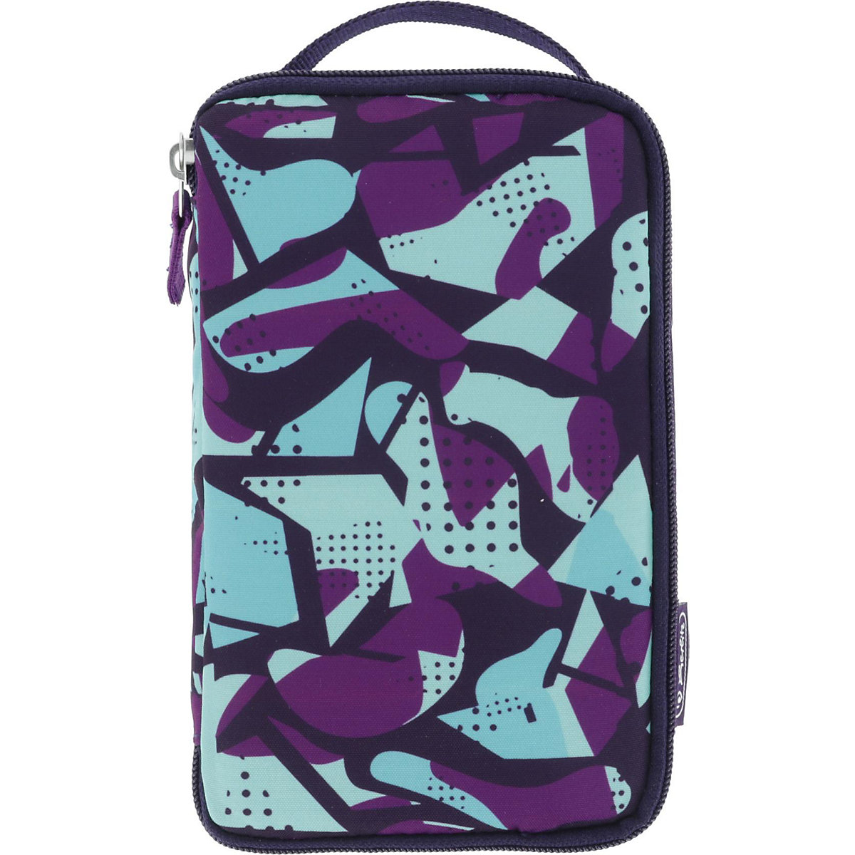 Etuibox 2 Go CamoPurple, unbefüllt, inkl. Geodreieck