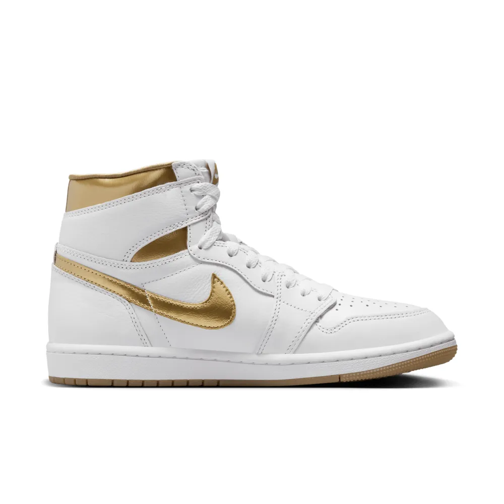NIKE JORDAN 1 OG WMNS Metallic Gold FD2596-107 / weiss
