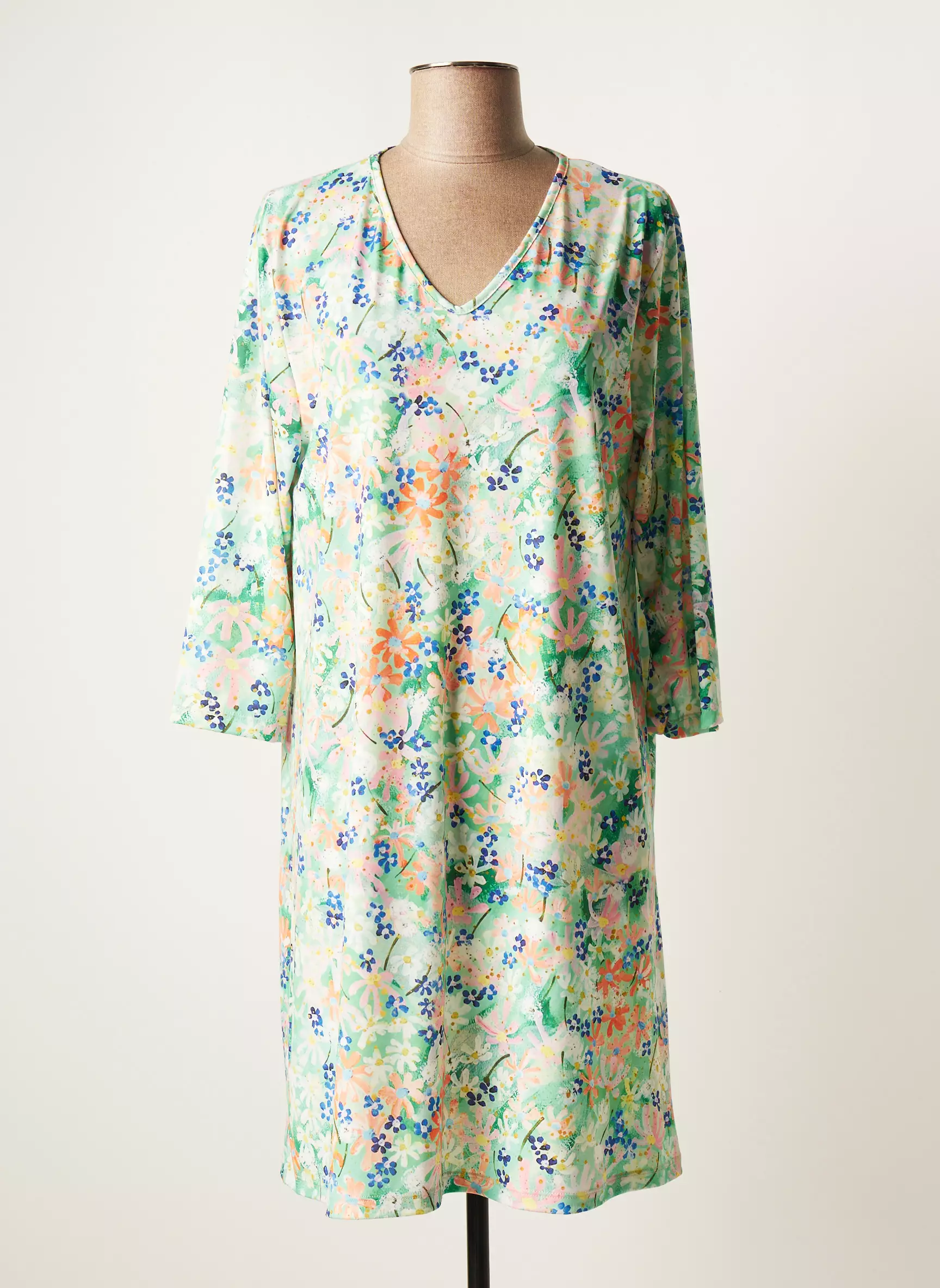 Joy Robes Mi Longues Femme couleur vert