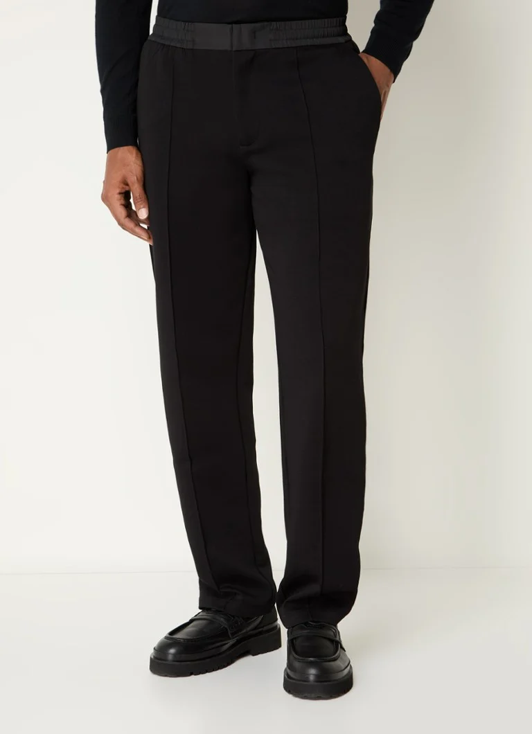 Pantaloni Armani Exchange Slim Fit cu buzunare laterale