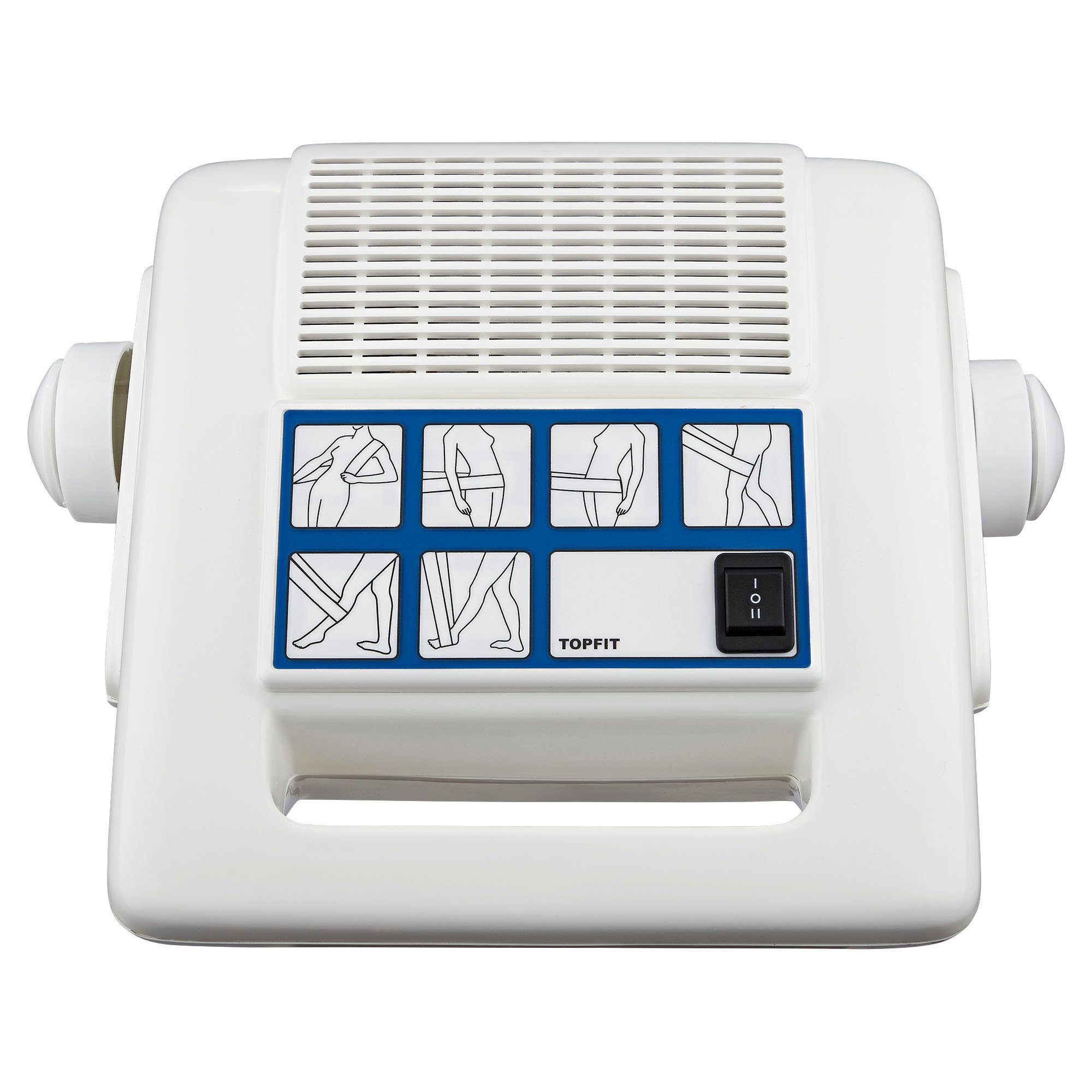 MASPO Bandmassagegerät MASPO Topfit 3000 PROFI Bandmassagegerät inkl. Normal-Bürsten-, (3-tlg)