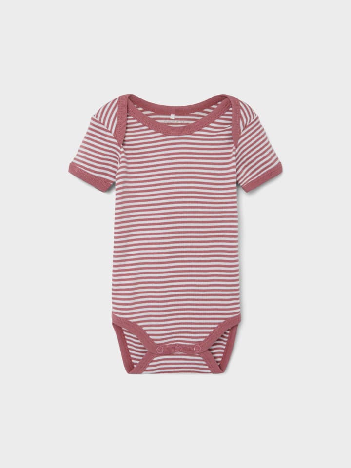 name it Baby kurzarm Body im 3er Pack mit Elefanten Motiv in Rosa günstig kaufen