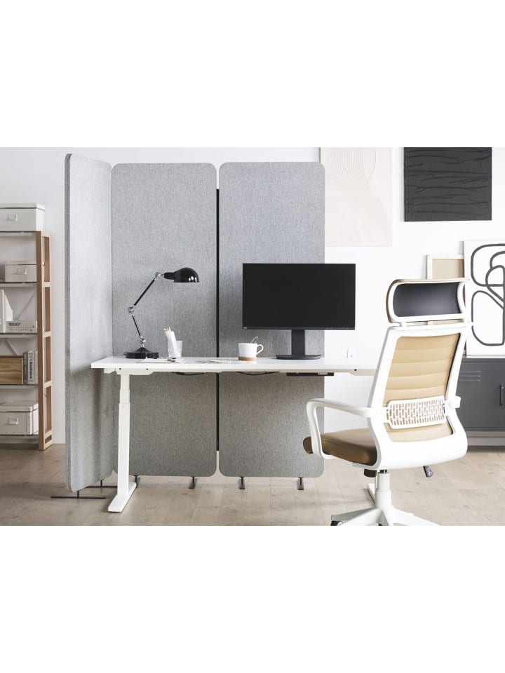 Beliani Paravent STANDI in Grau - (W) 184 x (H) 184 x (L) 30 cm günstig kaufen onesize