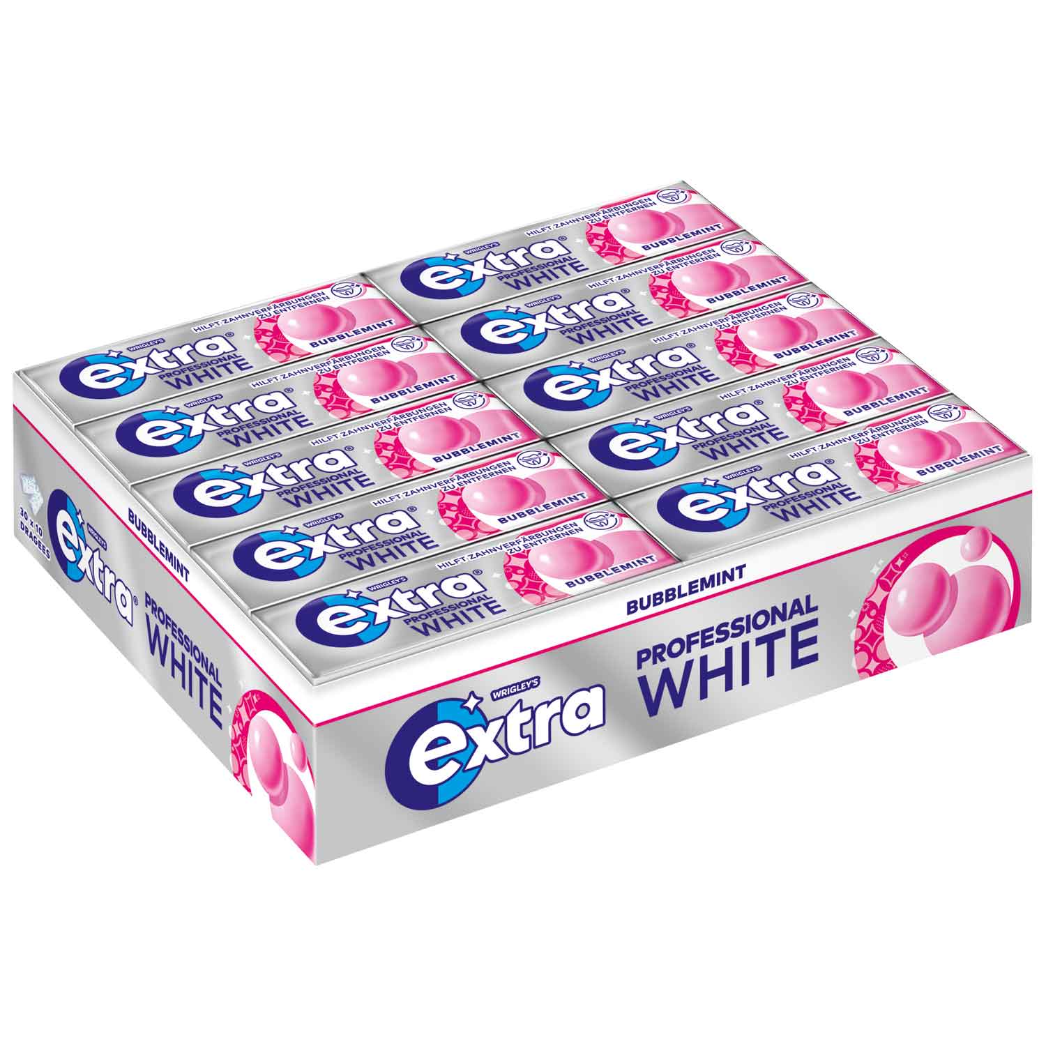 Extra Professional White Bubblemint 10er