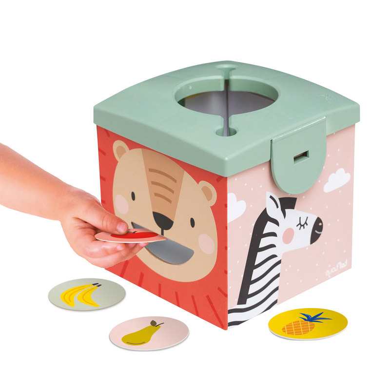 Cube magique balles tissus cartes Taf toys