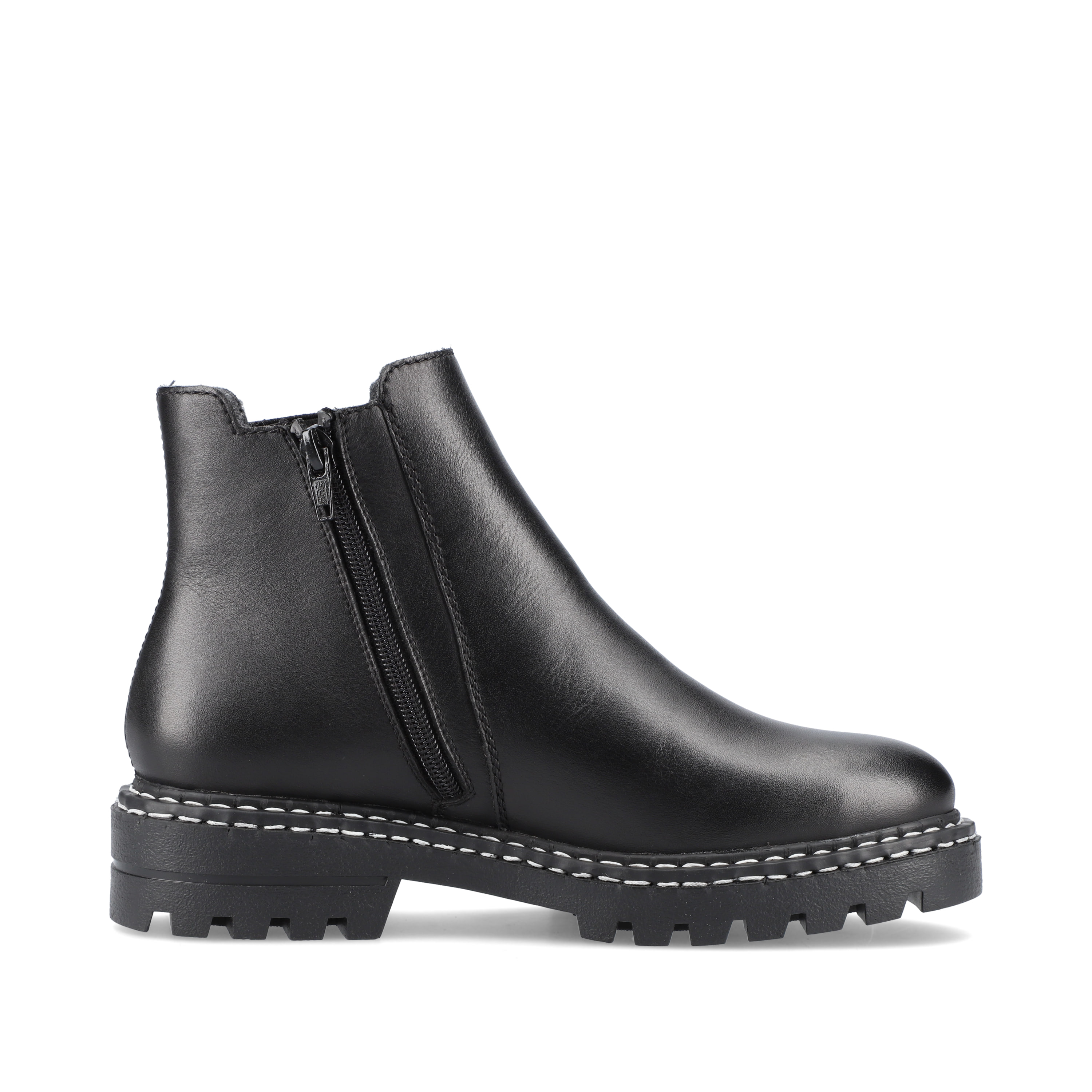 Rieker Damen Chelsea Boots tiefschwarz