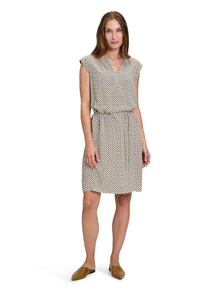 CARTOON Kleid in Weiß/ Gelb günstig kaufen