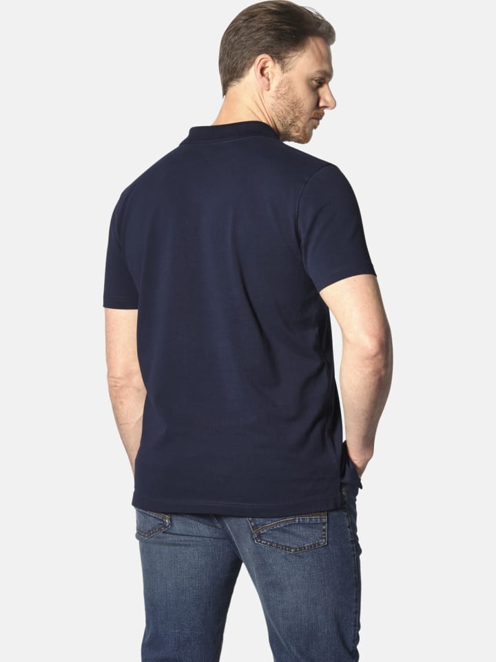 Jan Vanderstorm Poloshirt JAKOV in dunkelblau günstig kaufen