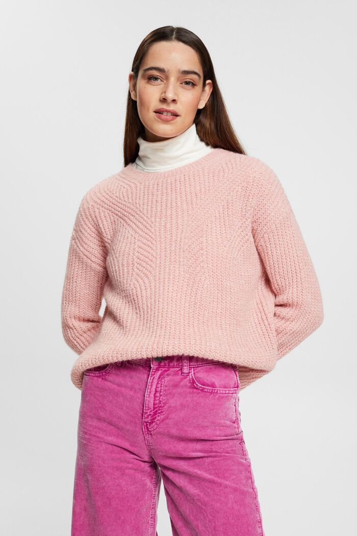 Glitzerpullover mit Alpaka