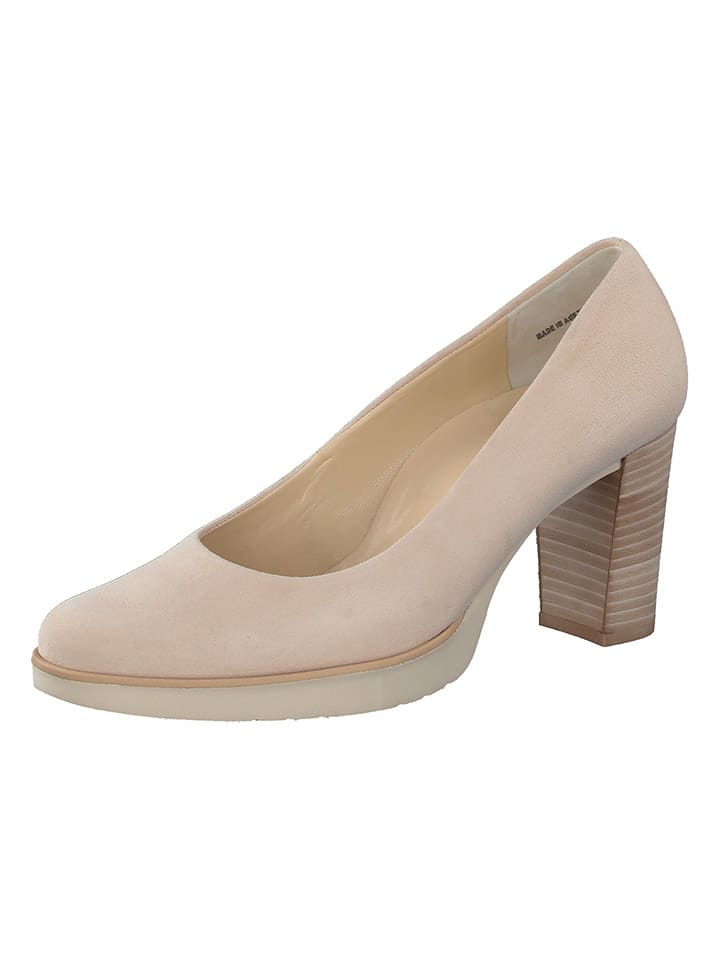Paul Green Leder-Pumps  in Beige günstig kaufen