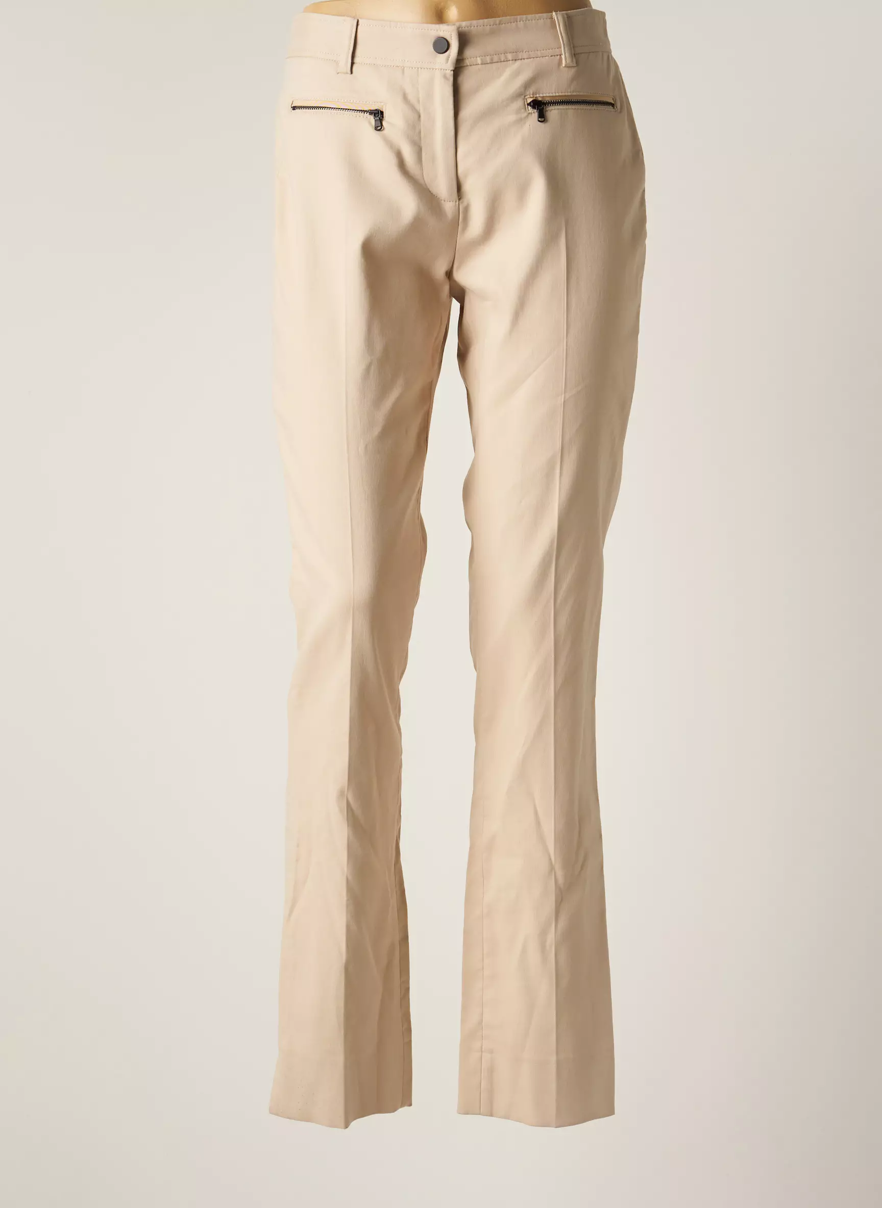 Gerard Darel Pantalons Chino Femme couleur beige