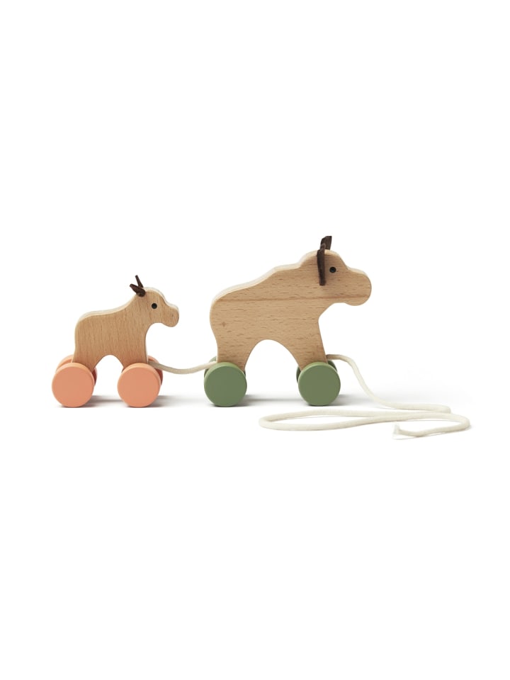 Kids Concept Nachziehtier Elchfamilie Edvin ab 12 Monate günstig kaufen onesize