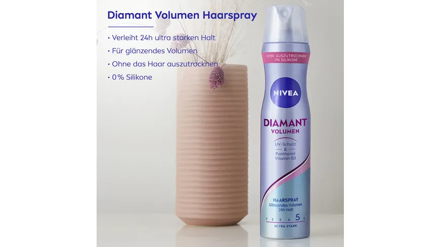 NIVEA Diamant Volumen Haarspray Ult ra Stark 250 ml