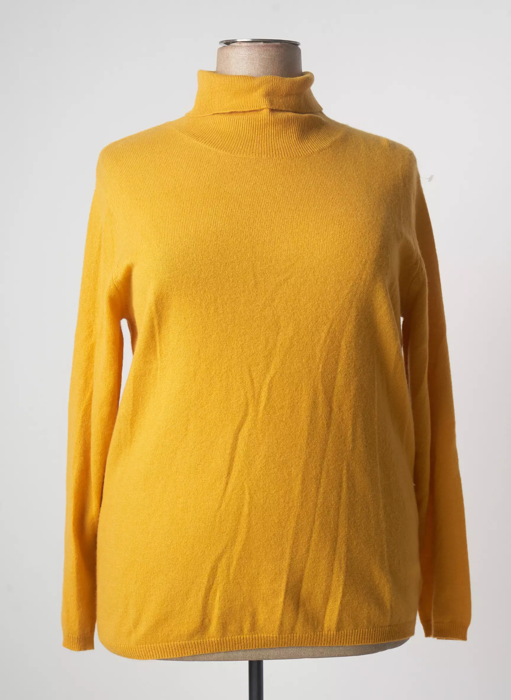 Damart Cols Roules Femme couleur jaune