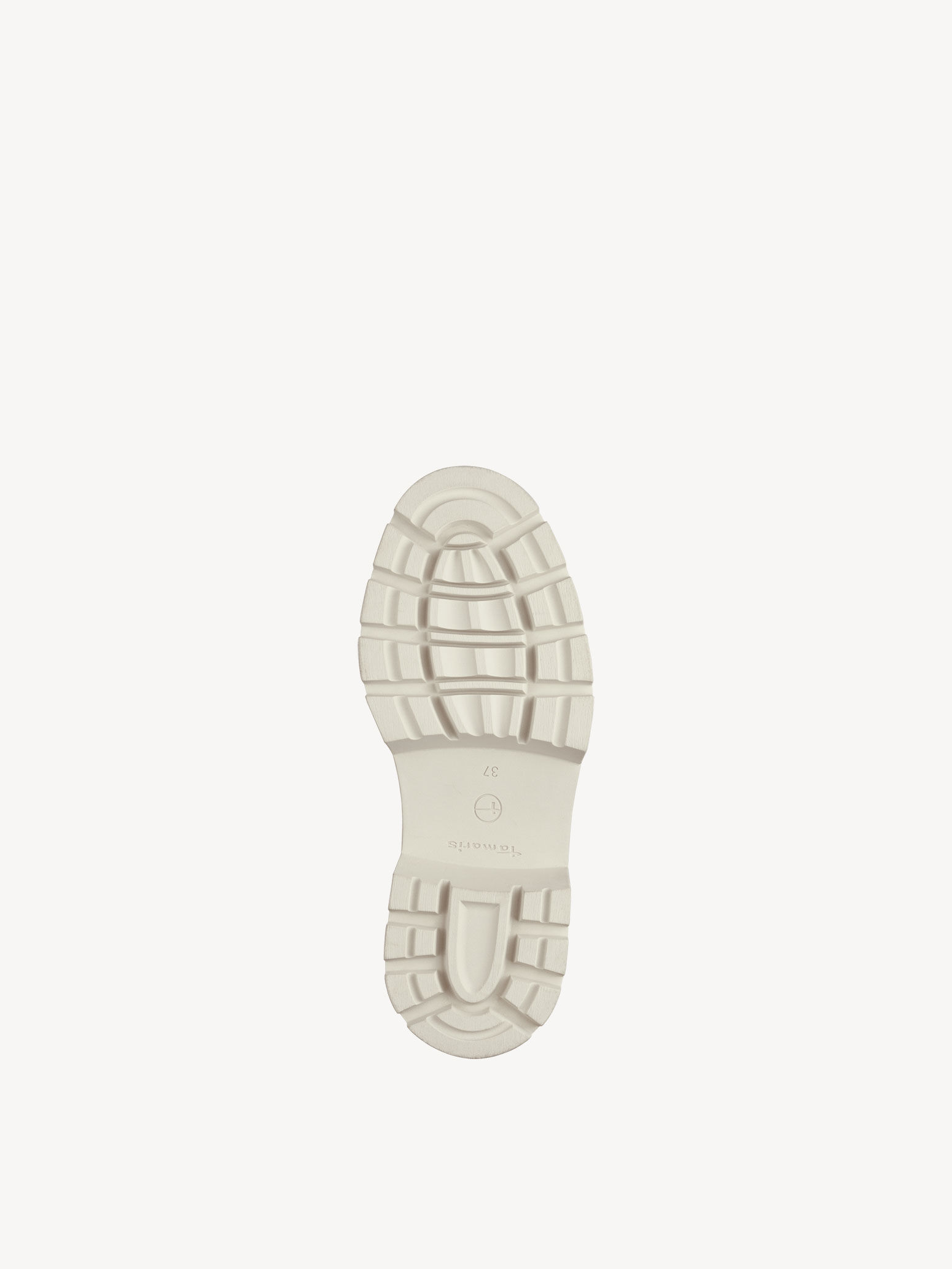 Bottine en cuir - beige