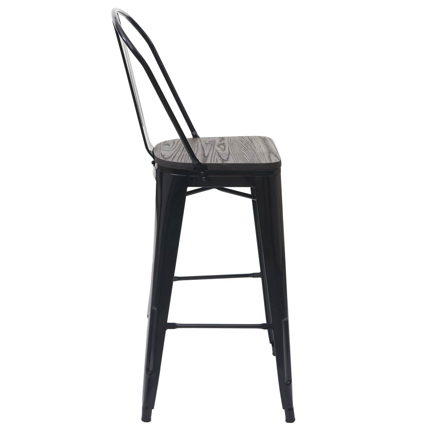 MCW Bartisch MCW-A73-Tisch-Set (Set, 3er), Set, Bodenschonende Gummifüße, Querstrebe sorgt für Stabilität