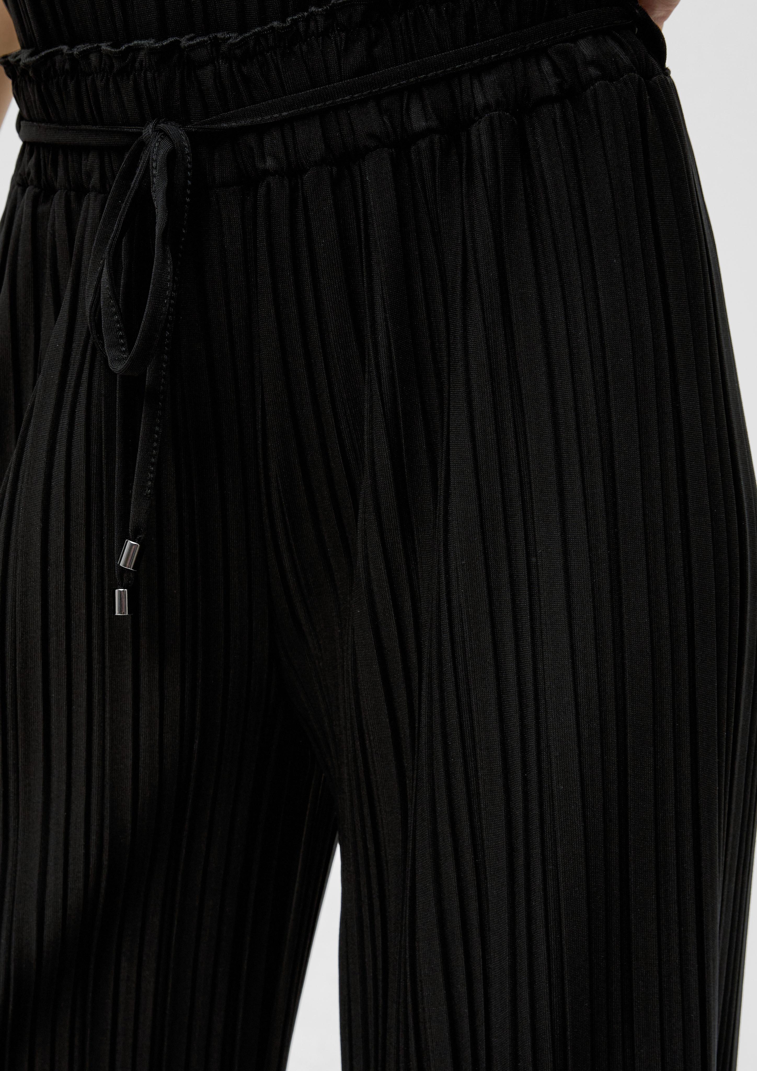 Plissierte Hose mit Wide Leg  2142551-9999