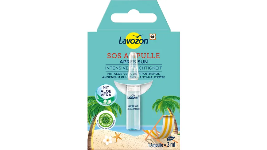 LAVOZON Ampulle Après Sun SOS Aloe Vera 2 ml