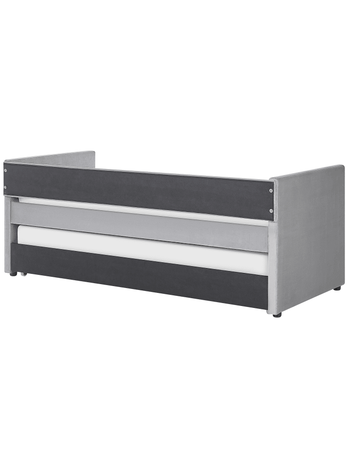Beliani Tagesbett TROYES in Grau - (W) 99 x (H) 84 x (L) 213 cm günstig kaufen onesize