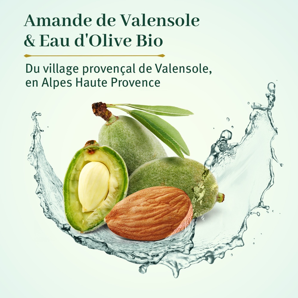 le petit olivier Gel Douche Hydratant à l'Eau d'Olive BIO Amande de Valensole Gel Douche Hydratant