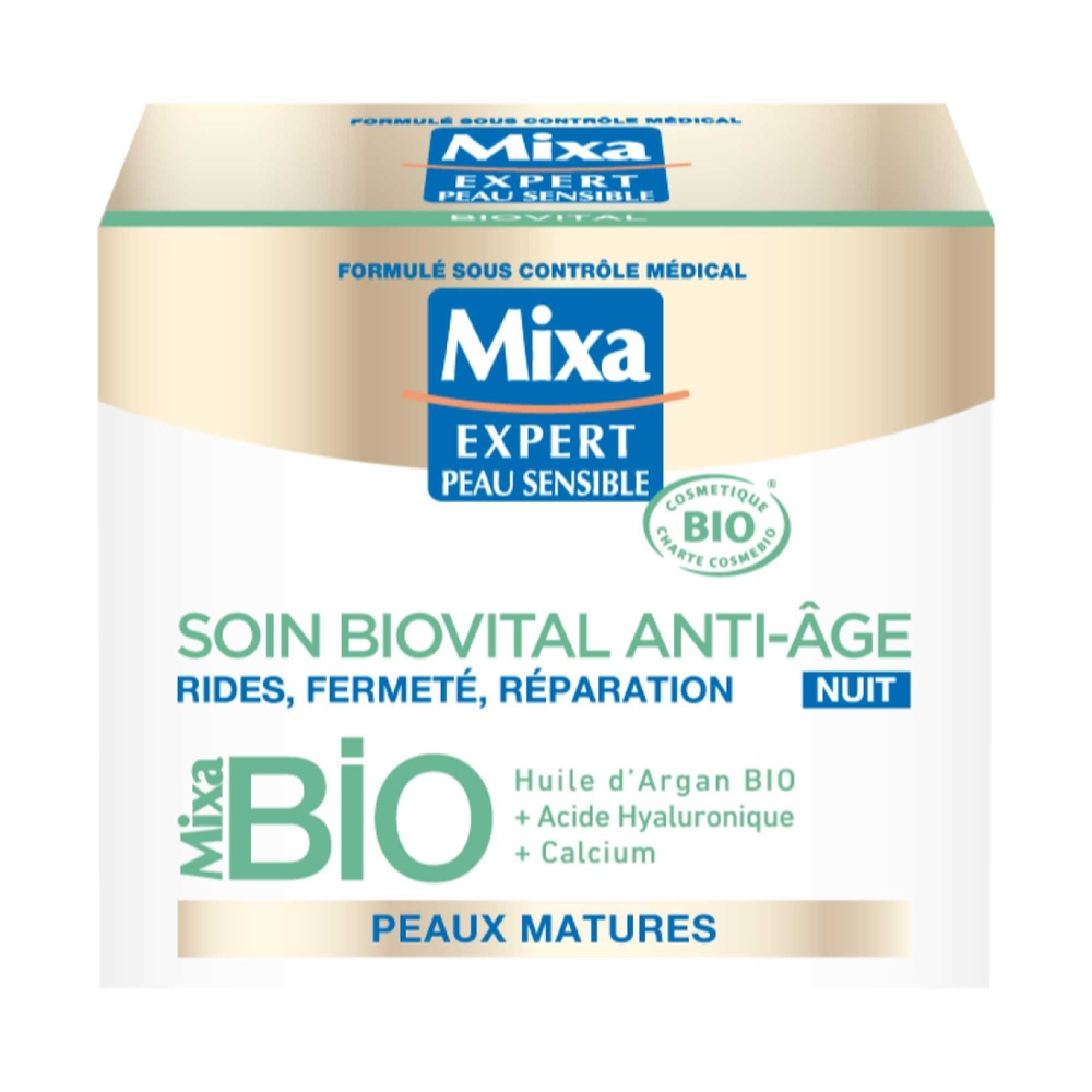 mixa Bio Soin  Biovital Anti-âge Nuit