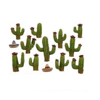 Cacti (11 + 2 Sombreros)