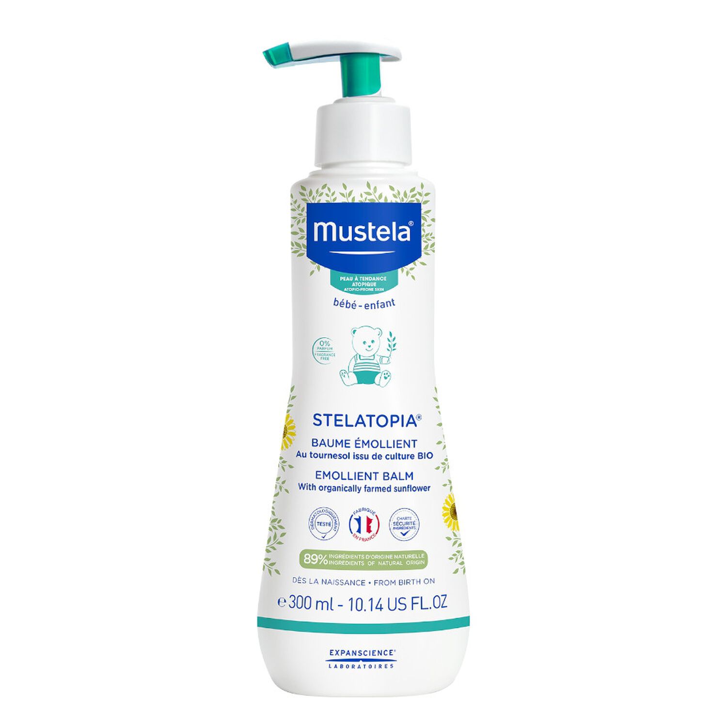 Mustela Baume Emollient Bio Peau A Tendance Atopique