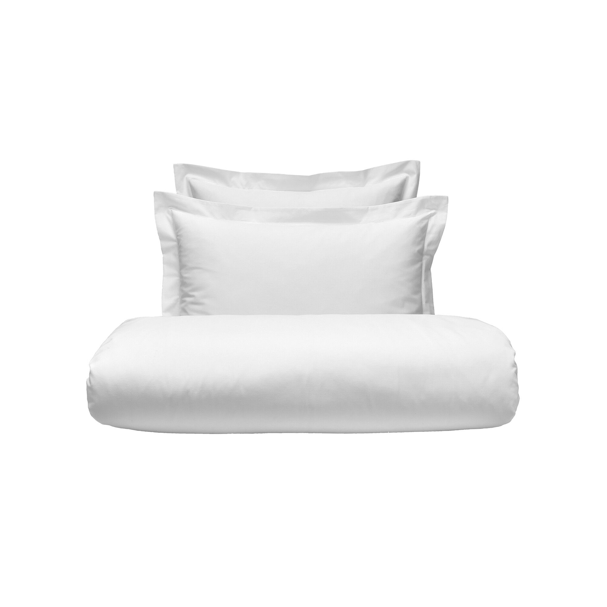 Linge de lit uni polyester-coton Colombine