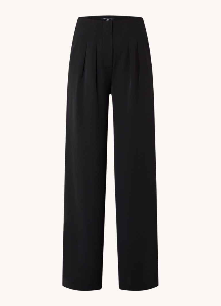 French Connection Harrie high-waist wide-fit trousers with side pockets