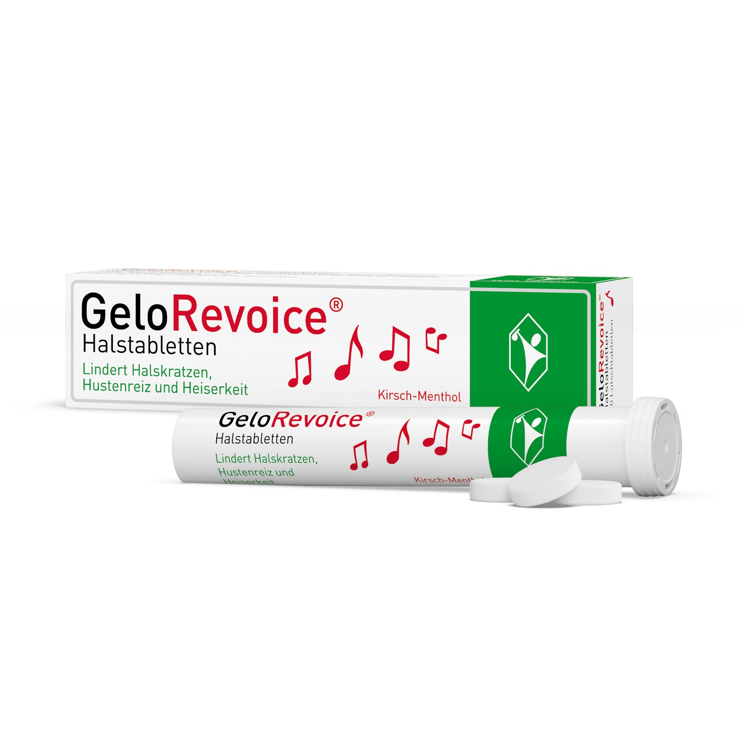 GeloRevoice Halstabletten Kirsch-Menthol bei Heiserkeit & Stimmverlust