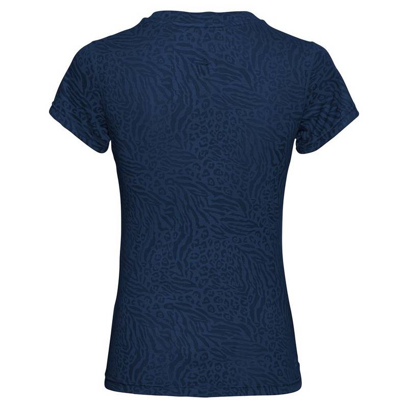 BIDI BADU Anni Burnout Tech Tee Tennisshirt Damen