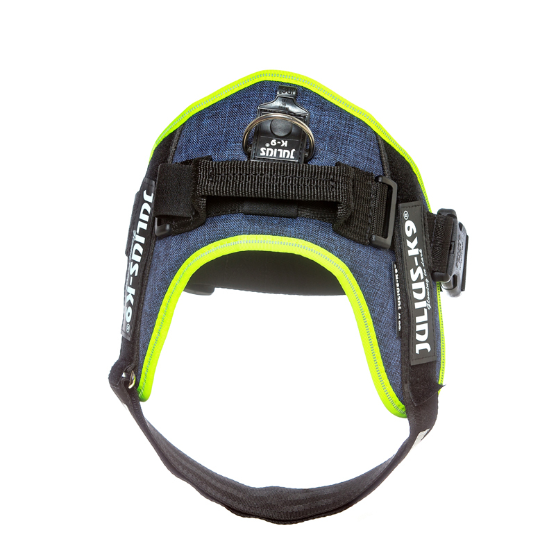 JULIUS-K9 Hundegeschirre JULIUS-K9 IDC Powergeschirr neon mix blau M
