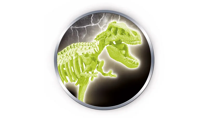 Clementoni - Galileo - Ausgrabungs-Set - T-Rex fluoreszierend
