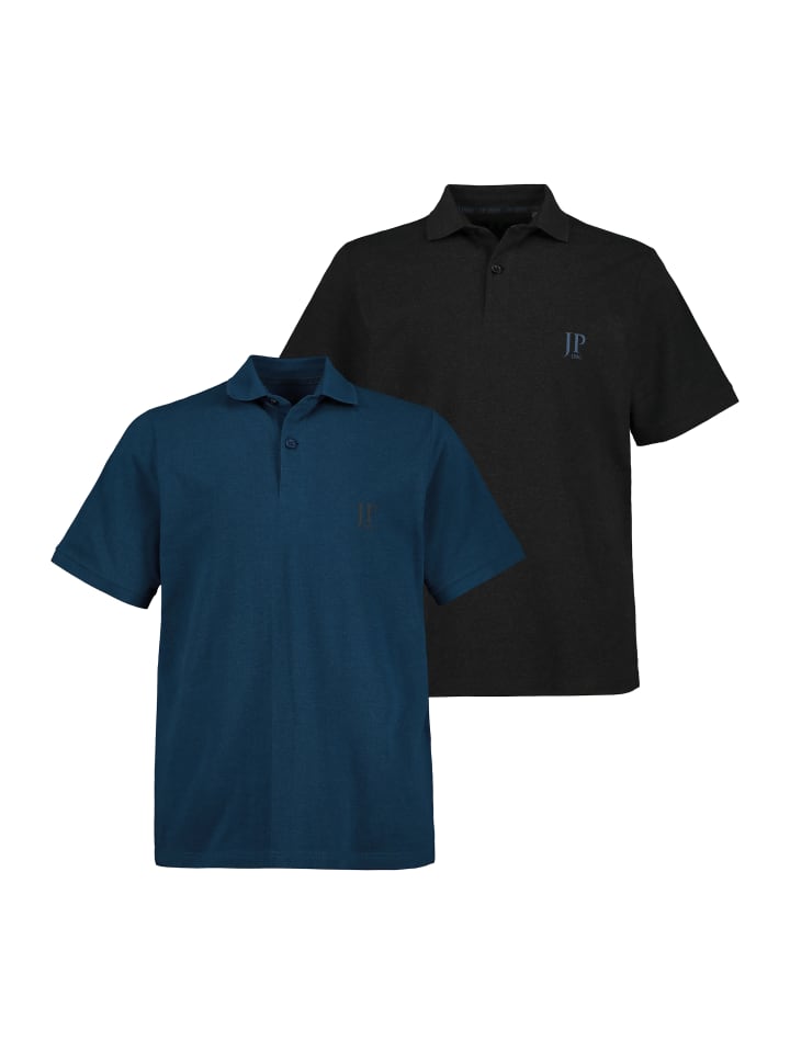 JP1880 Poloshirt in mittelblau günstig kaufen