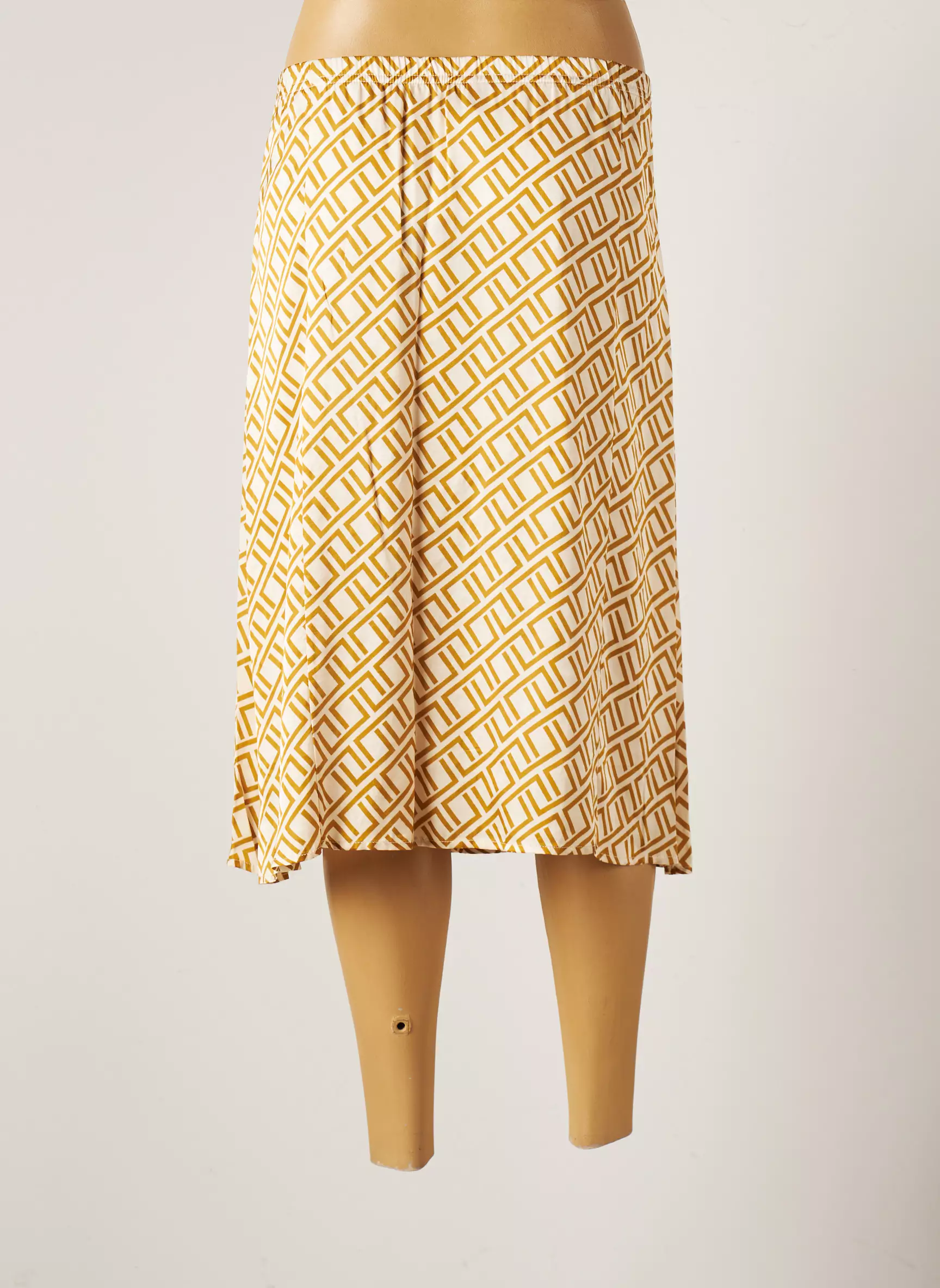 Epine   Noisette Jupes Mi Longues Femme couleur jaune