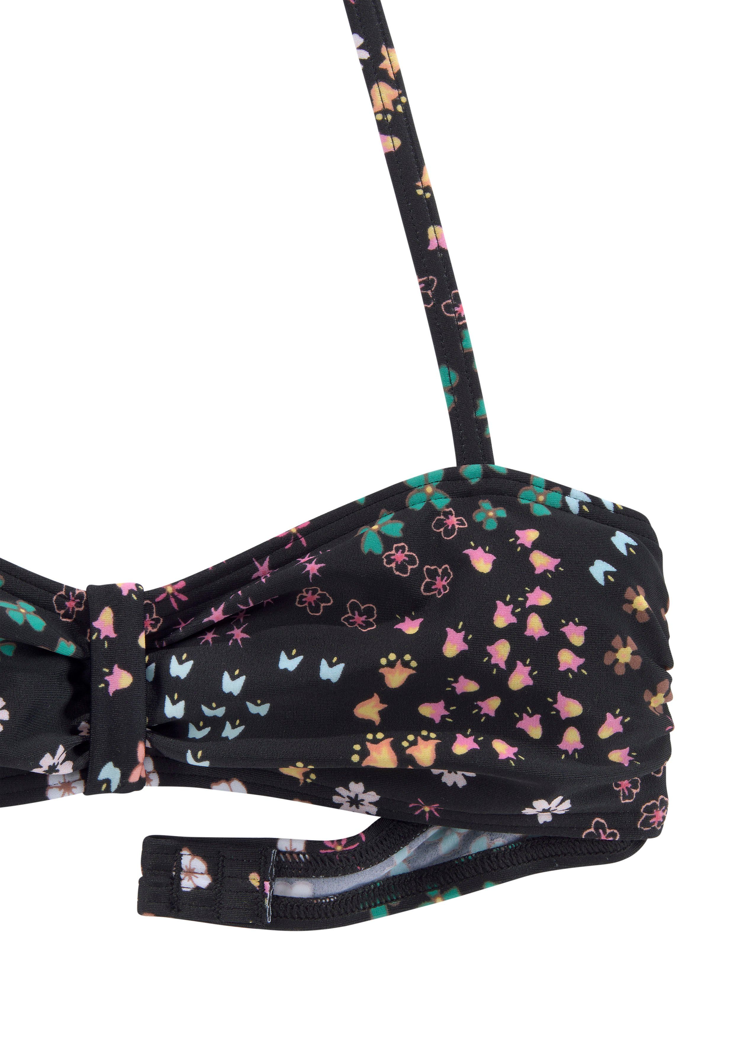 s.Oliver Bandeau-Bikini Milly Kids mit Blumendruck