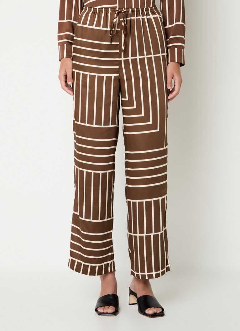 Rails  Damani high waist loose fit pantalon met print
