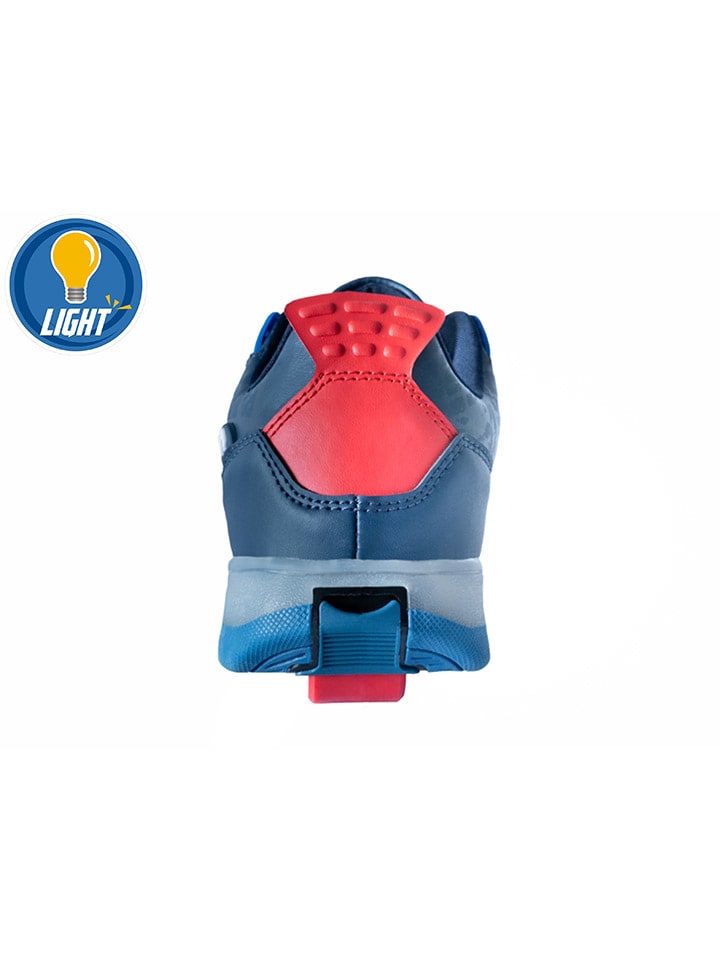 Breezy Rollers Sneakers mit Rollen in Blau/ Rot günstig kaufen