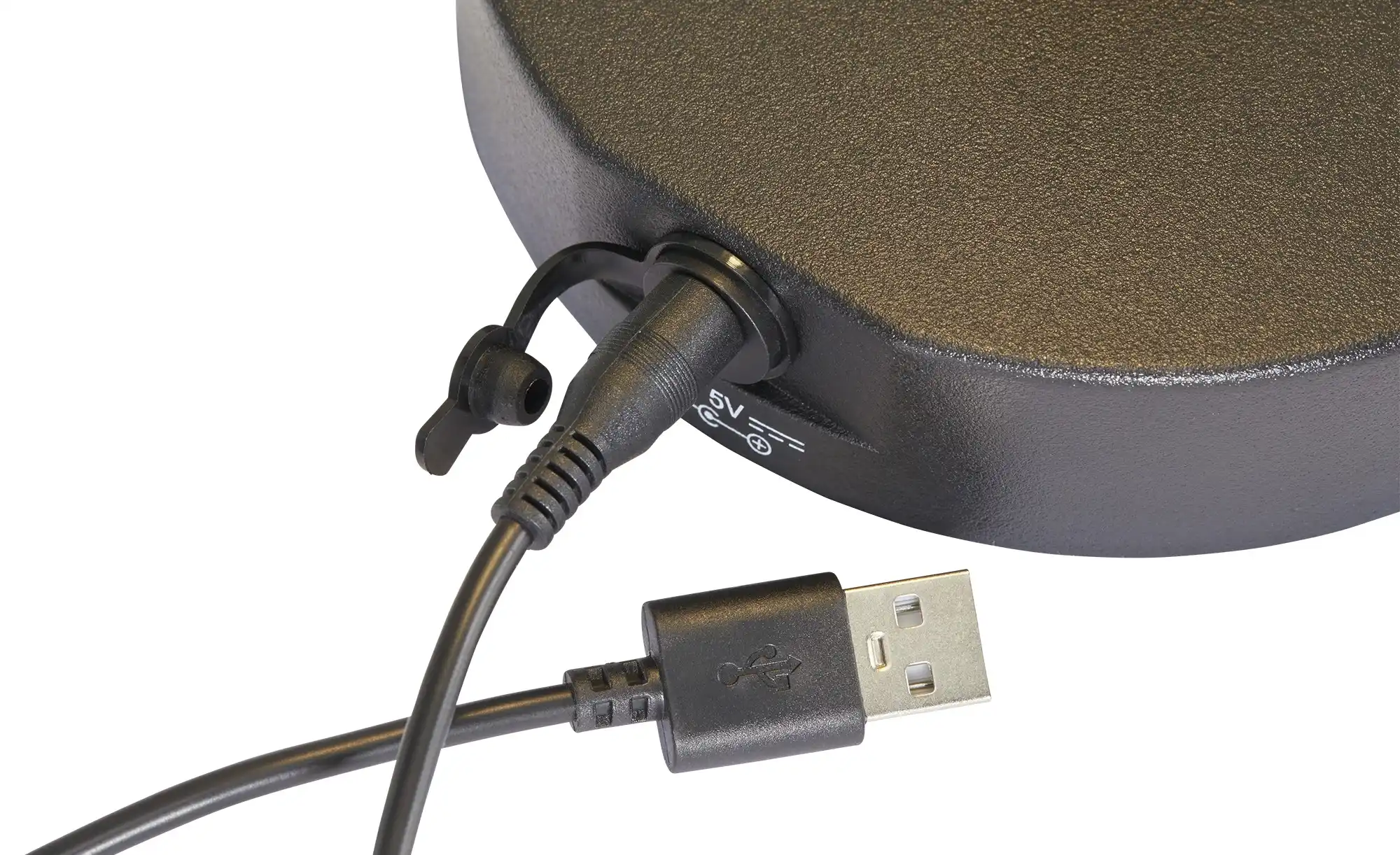 Akku LED-Tischleuchte schwarz